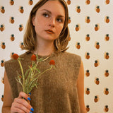THE GREAT. BRUSHED MELANGE SWEATER