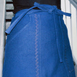 CLOAK & DAGGER MAUDE COTTON CORDUROY + NAVY RICKRACK SKIRT