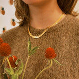 THE GREAT. BRUSHED MELANGE SWEATER