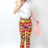 VINTAGE 70s DEADSTOCK SNOB HILL FLORAL PANT