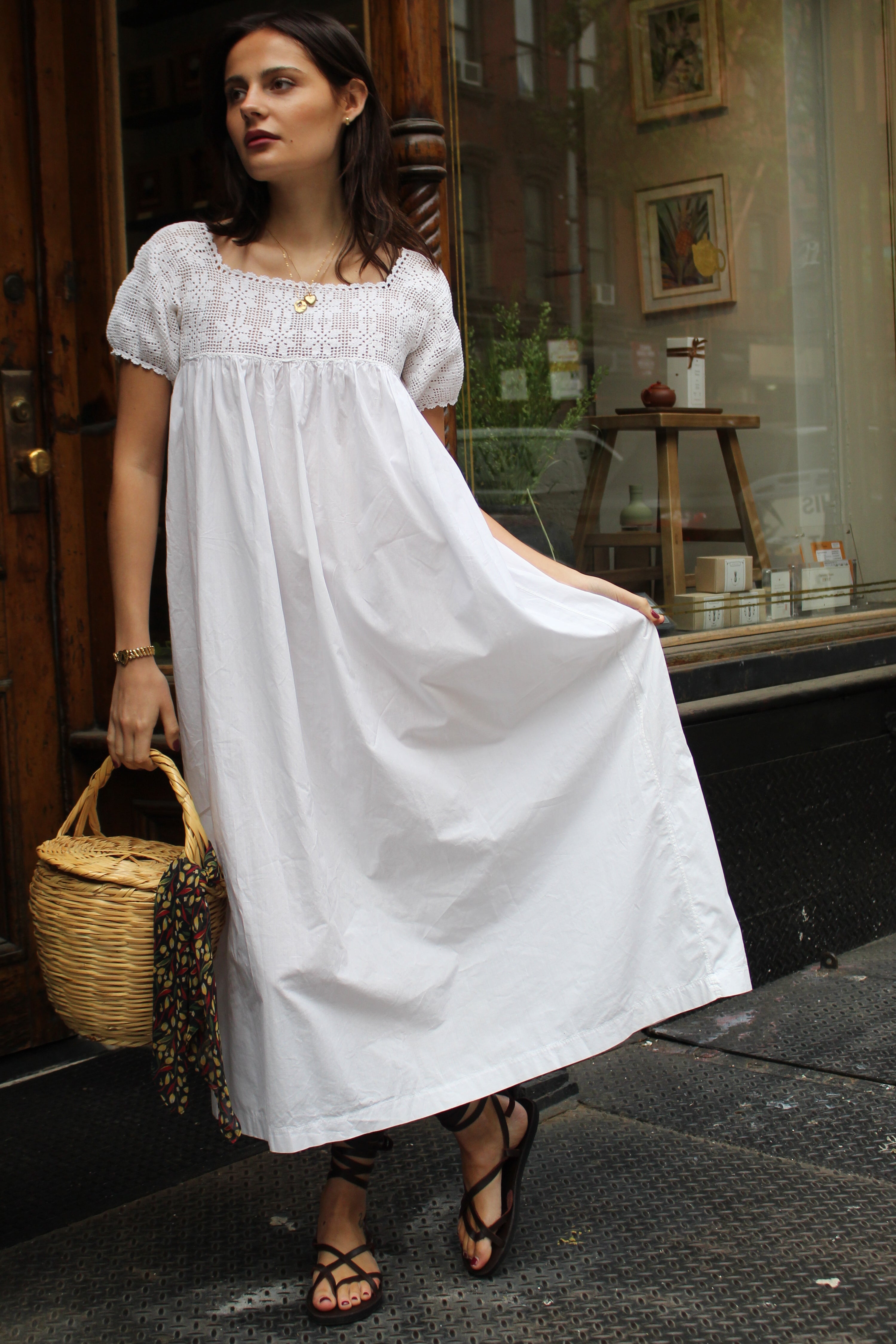 crochet victorian dress Vintage Victorian Crochet Dress