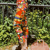 VINTAGE 70s DEADSTOCK SNOB HILL FLORAL PANT
