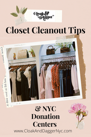 SPRING CLEANING! CLOSET CLEAN-OUT TIPS & NYC CLOTHING DONATION CENTERS