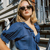 KATHERINE GAUZY BLOUSE