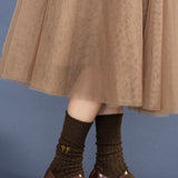 HANSEL FROM BASEL MIUCCIA RIBBED LINEN CREW, HUNTER