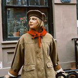 WILLOW COLLARED CANVAS JACKET