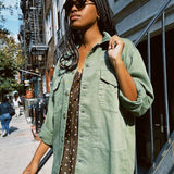 THE GREAT. VINTAGE ARMY JACKET