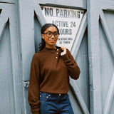 ROWAN KNIT POLO SWEATER