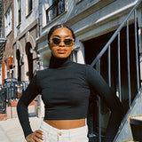 AUDREY CROPPED TURTLENECK