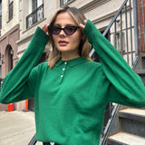 ROWAN KNIT POLO SWEATER