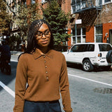 SESSUN TANAKA POLO SWEATER