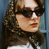 CLOAK & DAGGER SILK SCARF, CITRON