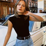 KRISTIN MOCK NECK BODYSUIT