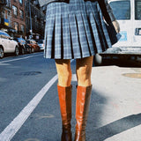 EMANUELLE PLEATED MINI SKIRT