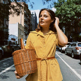 VINTAGE 70s BELTED PANT SET