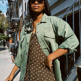 THE GREAT. VINTAGE ARMY JACKET