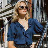 KATHERINE GAUZY BLOUSE