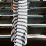 FARROW STRIPED MIDI SKIRT