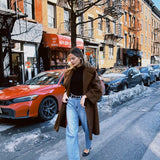 VINTAGE LILLI ANN BROWN COAT