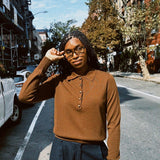 SESSUN TANAKA POLO SWEATER