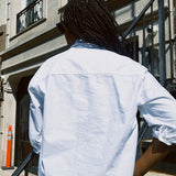 THE GREAT. CROPPED OXFORD SHIRT