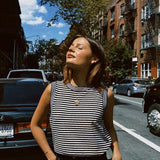 CÉLINE KNIT STRIPE VEST