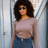 LE BON SHOPPE POINTELLE FUNDAMENTAL TEE