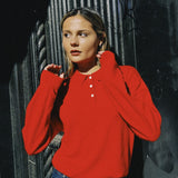 ROWAN KNIT POLO SWEATER