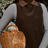 ROLLAS CORDUROY SHIFT DRESS