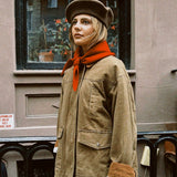 WILLOW COLLARED CANVAS JACKET