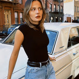 KRISTIN MOCK NECK BODYSUIT