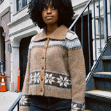 THE GREAT. NORDIC SCHOLAR CARDIGAN