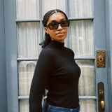 PRISCILLA KNIT MOCKNECK
