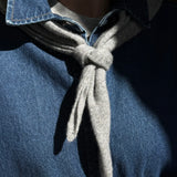 LE BON SHOPPE CASHMERE BANDANA HEATHER GREY