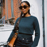 OLIVE KNIT SWEATER