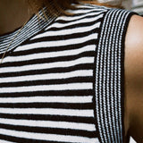 CÉLINE KNIT STRIPE VEST