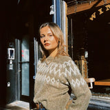 BILLIE FAIR ISLE BRUSHED SWEATER