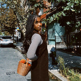 ROLLAS CORDUROY SHIFT DRESS
