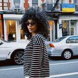 ANNA KARINA STRIPE BOATNECK TOP