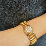 VINTAGE WWII INITIAL SWEETHEART BRACELET