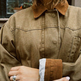 WILLOW COLLARED CANVAS JACKET