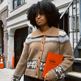 THE GREAT. NORDIC SCHOLAR CARDIGAN