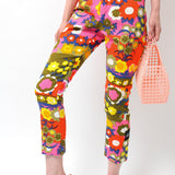 VINTAGE 70s DEADSTOCK SNOB HILL FLORAL PANT