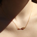 TENNIS RACKET NECKLACE