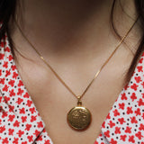 VINTAGE MINI CIRCLE LOCKET