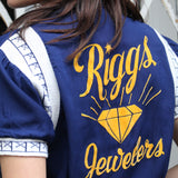 VINTAGE "RIGGS JEWELERS" BOWLING SHIRT