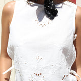ROLLAS CAMILLE EMBROIDERED TOP