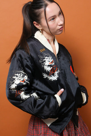 VINTAGE RARE KOREA SOUVENIR JACKET
