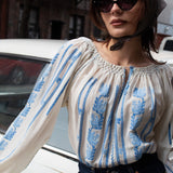 VINTAGE ROMANIAN PEASANT BLOUSE