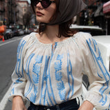 VINTAGE ROMANIAN PEASANT BLOUSE
